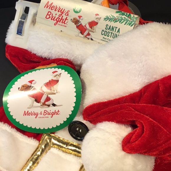 NWT Santa Pet Christmas Costume size Medium - Picture 16 of 16